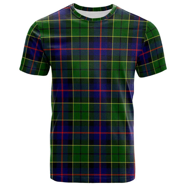 Scottish Forsyth Modern Clan Tartan T-Shirt Front Side Tartan Plaid
