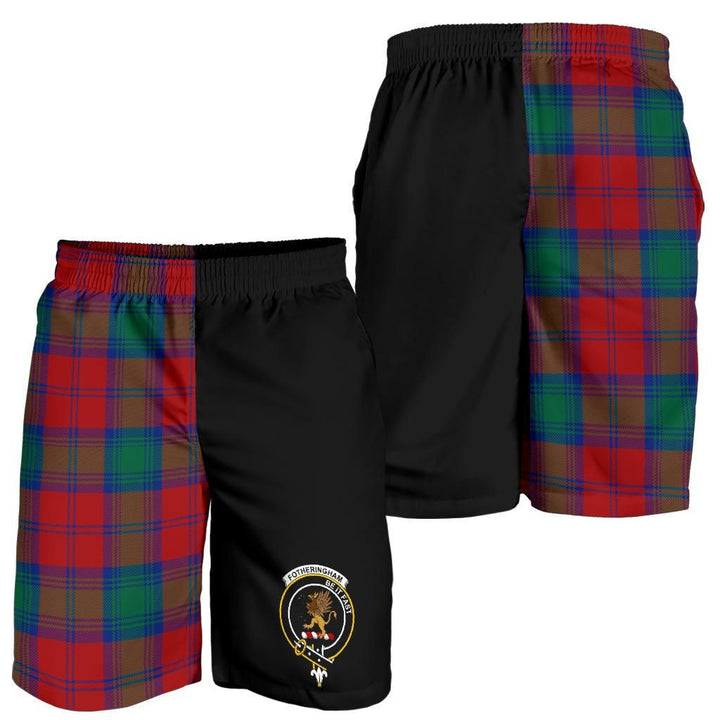 Scottish Fotheringham Clan Crest Tartan Half of Me Men's Shorts