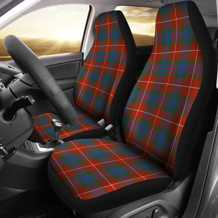 Scottish Fraser Ancient Clan Tartan Car Seat Covers 2