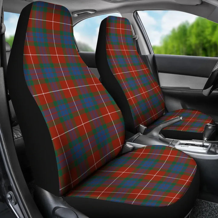 Scottish Fraser Ancient Clan Tartan Car Seat Covers 3