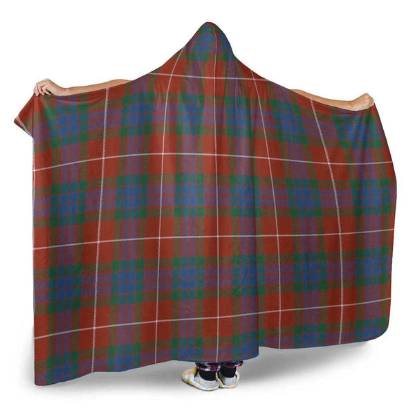 Scottish Fraser Ancient Clan Tartan Hooded Blanket Tartan Plaid 2
