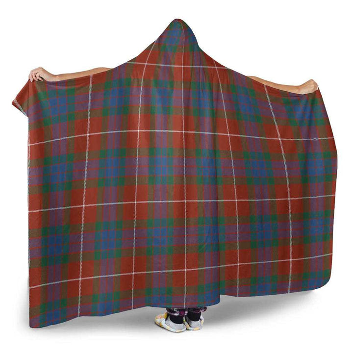 Scottish Fraser Ancient Clan Tartan Hooded Blanket Tartan Plaid 2