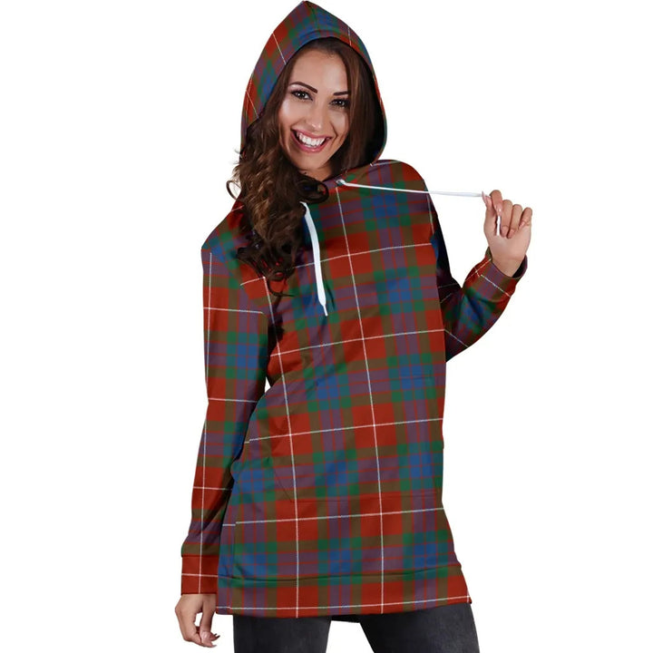 Scottish Fraser Ancient Clan Tartan Hoodie Dress