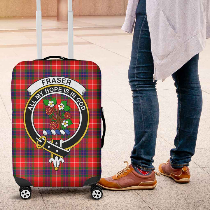 Scottish Fraser (of Lovat) Clan Crest Tartan Luggage Cover Tartan Plaid 4