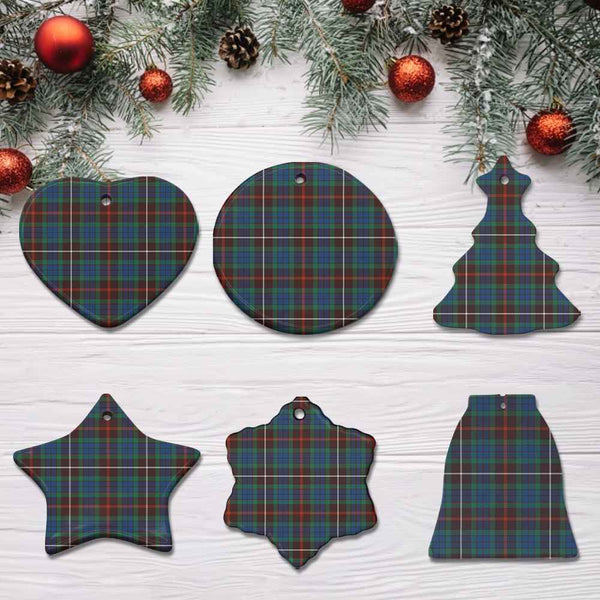 Scottish Fraser Hunting Ancient Clan Tartan Ceramic Ornament All Tartan Plaid