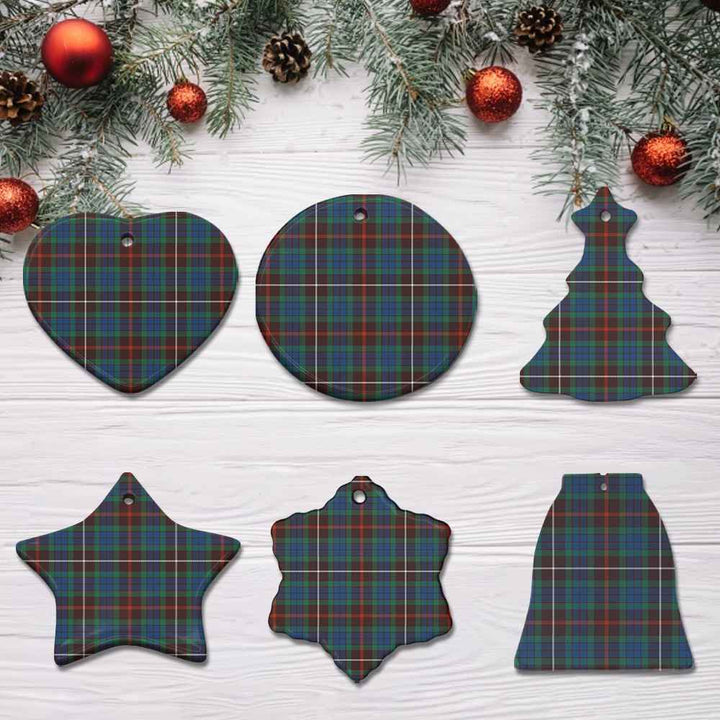 Scottish Fraser Hunting Ancient Clan Tartan Ceramic Ornament All Tartan Plaid