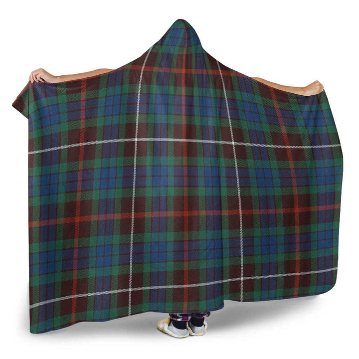 Scottish Fraser Hunting Ancient Clan Tartan Hooded Blanket Tartan Plaid 2