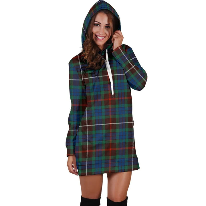 Scottish Fraser Hunting Ancient Clan Tartan Hoodie Dress