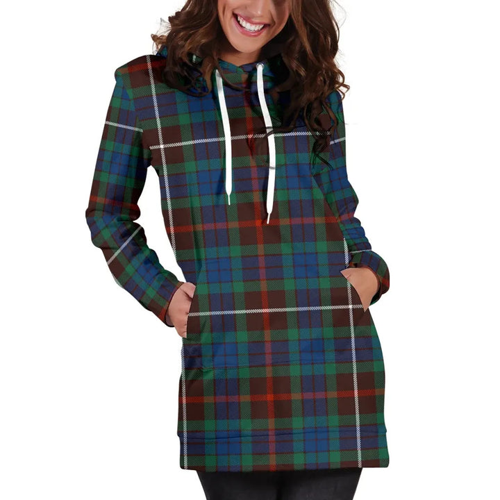 Scottish Fraser Hunting Ancient Clan Tartan Hoodie Dress