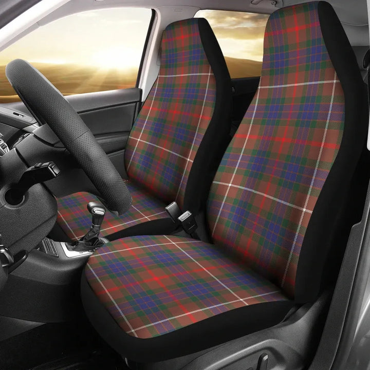 Scottish Fraser Hunting Modern Clan Tartan Car Seat Covers 2