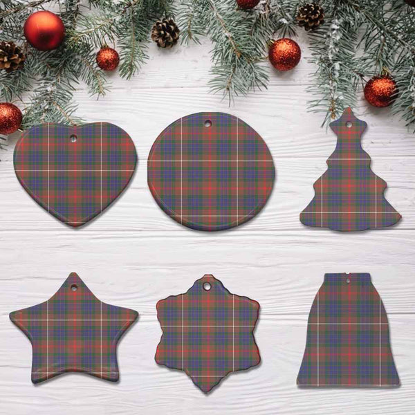 Scottish Fraser Hunting Modern Clan Tartan Ceramic Ornament All Tartan Plaid