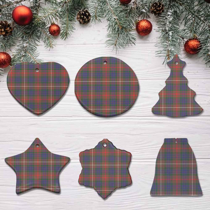 Scottish Fraser Hunting Modern Clan Tartan Ceramic Ornament All Tartan Plaid