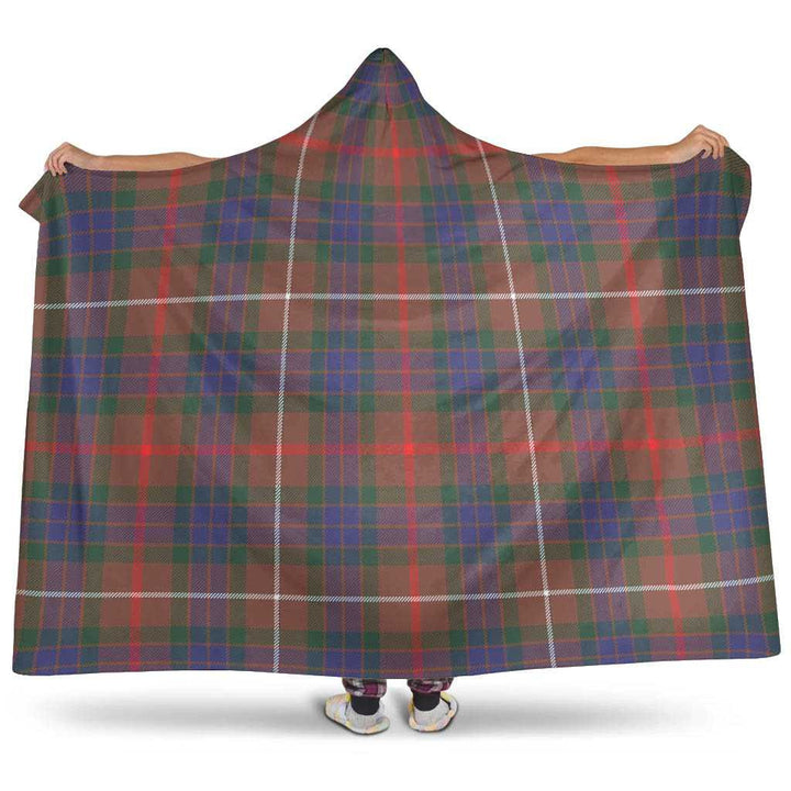 Scottish Fraser Hunting Modern Clan Tartan Hooded Blanket Tartan Plaid 1