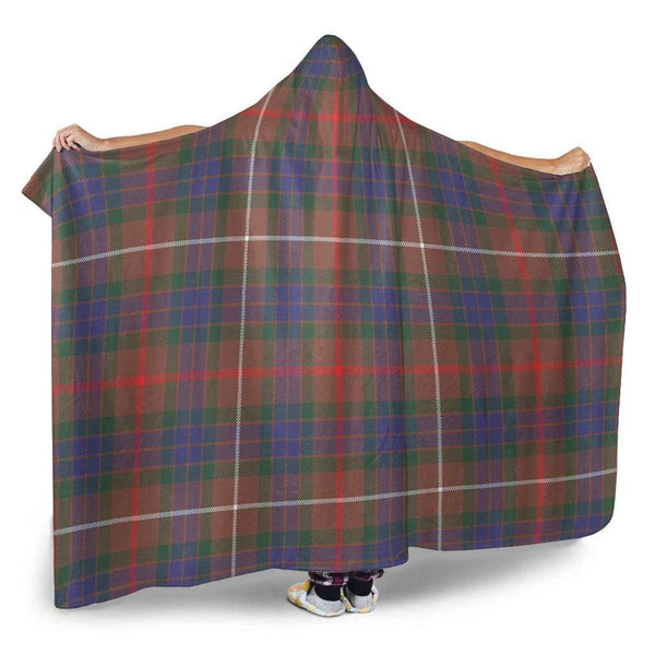 Scottish Fraser Hunting Modern Clan Tartan Hooded Blanket Tartan Plaid 2