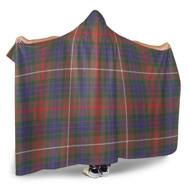 Scottish Fraser Hunting Modern Clan Tartan Hooded Blanket Tartan Plaid 2