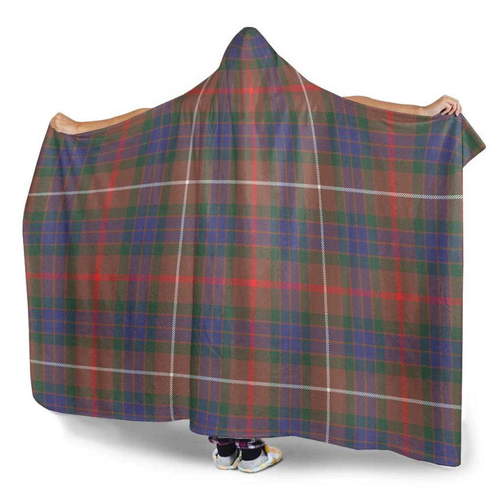 Scottish Fraser Hunting Modern Clan Tartan Hooded Blanket Tartan Plaid 3