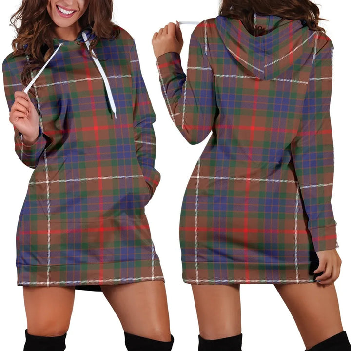 Scottish Fraser Hunting Modern Clan Tartan Hoodie Dress