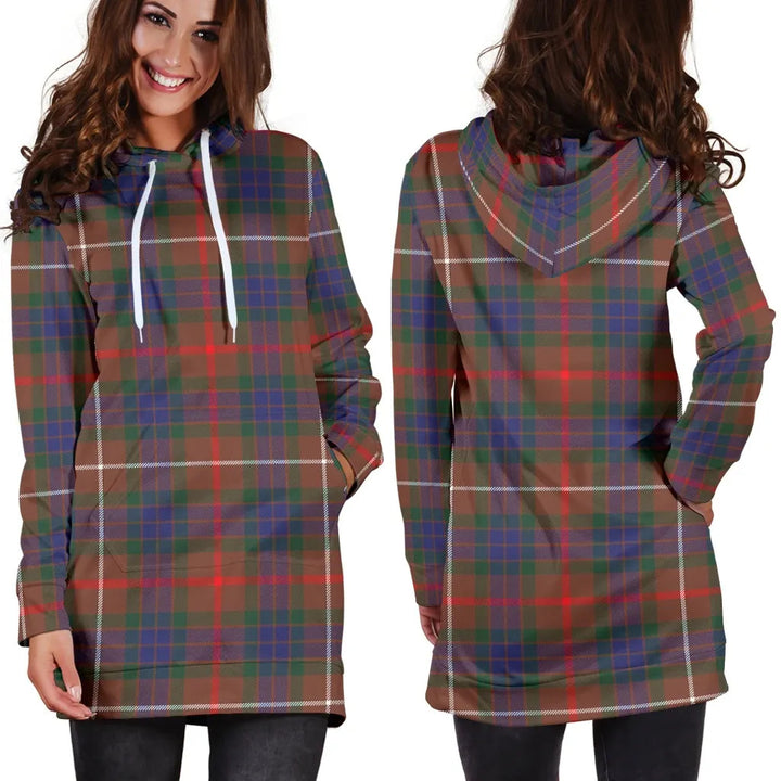 Scottish Fraser Hunting Modern Clan Tartan Hoodie Dress