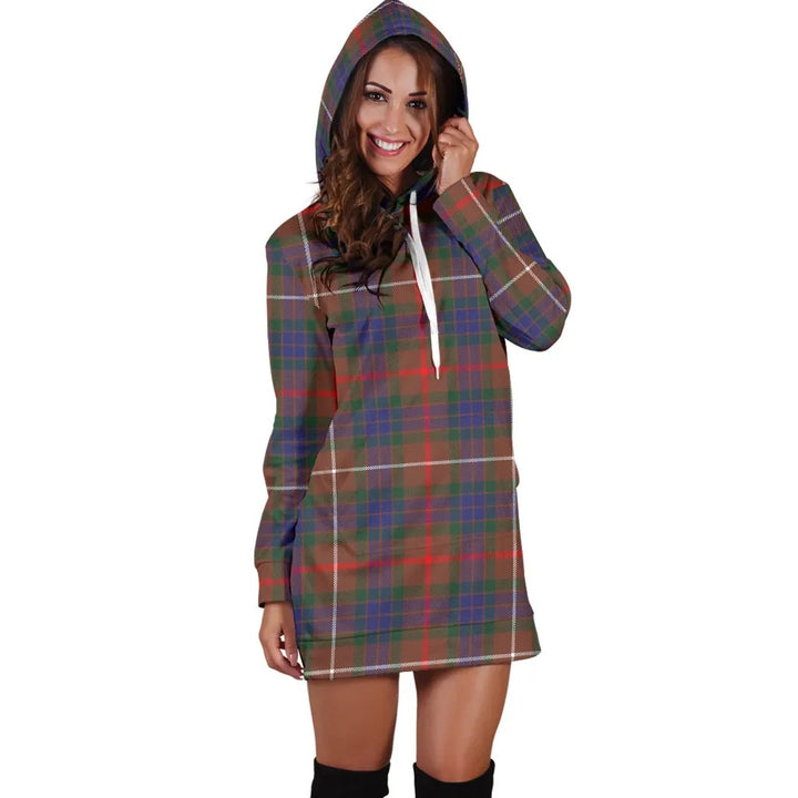 Scottish Fraser Hunting Modern Clan Tartan Hoodie Dress