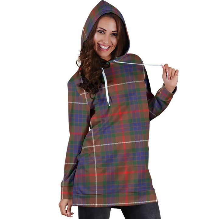 Scottish Fraser Hunting Modern Clan Tartan Hoodie Dress