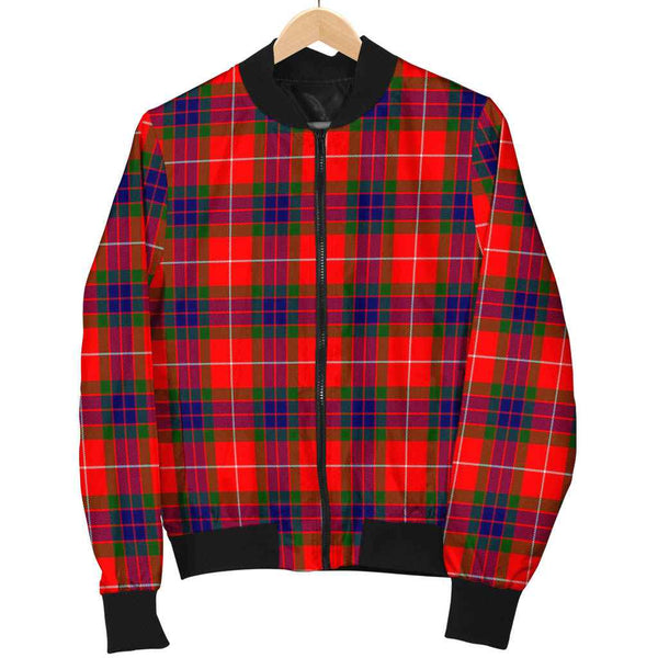 Scottish Fraser Modern Clan Tartan Bomber Jacket Tartan Plaid 1