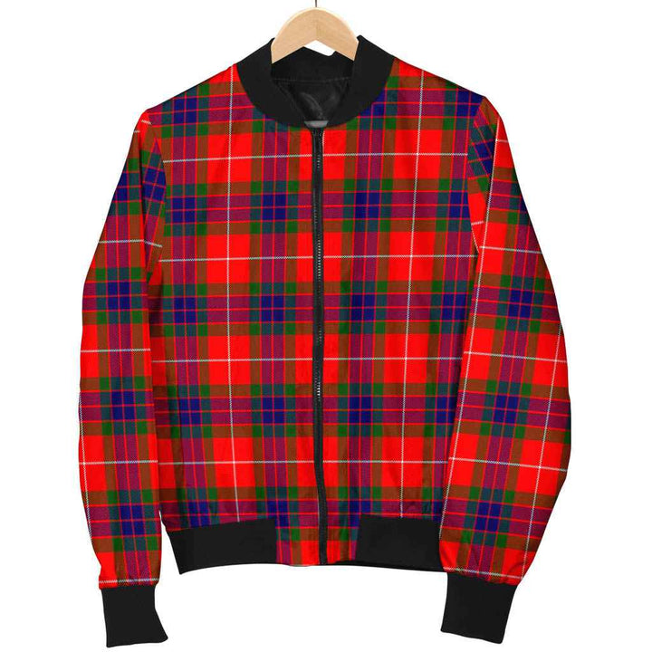 Scottish Fraser Modern Clan Tartan Bomber Jacket Tartan Plaid 1