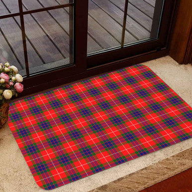Scottish Fraser Modern Clan Tartan Door Mat Tartan Plaid 1