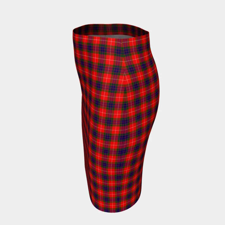 Scottish Fraser Modern Clan Tartan Fitted Skirt Tartan Plaid 2