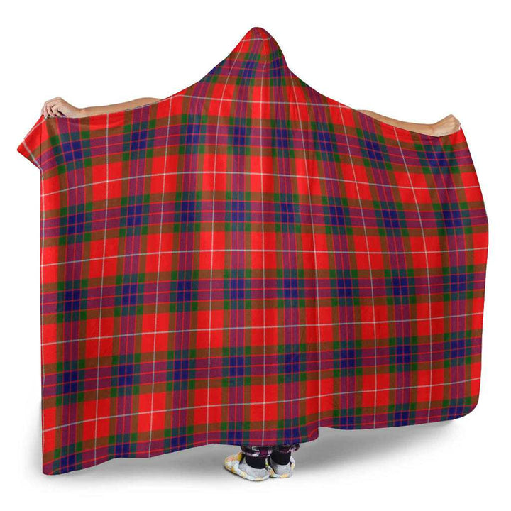 Scottish Fraser Modern Clan Tartan Hooded Blanket Tartan Plaid 2