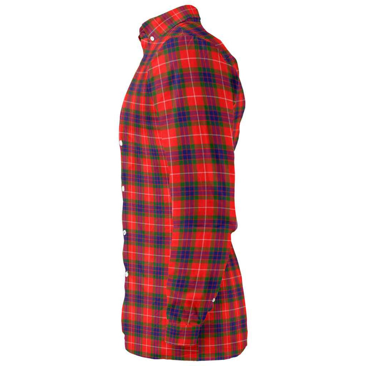 Scottish Fraser Modern Clan Tartan Long Sleeve Shirt Tartan Plaid
