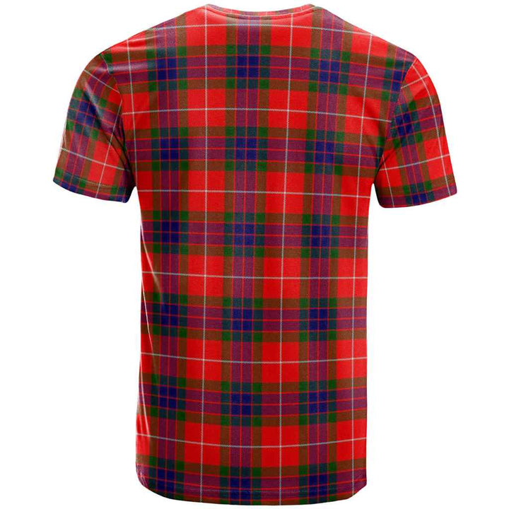 Scottish Fraser Modern Clan Tartan T-Shirt Back Side Tartan Plaid