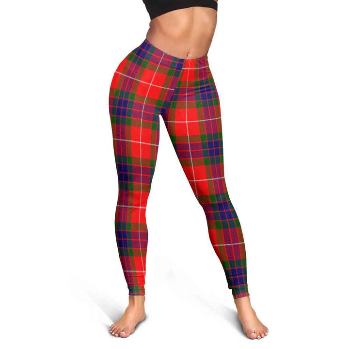Scottish Fraser Modern Clan Tartan Women Leggings Tartan Plaid 3