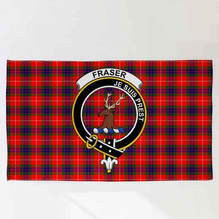 Scottish Fraser Clan Crest Tartan Flag Parade Tartan Plaid 3