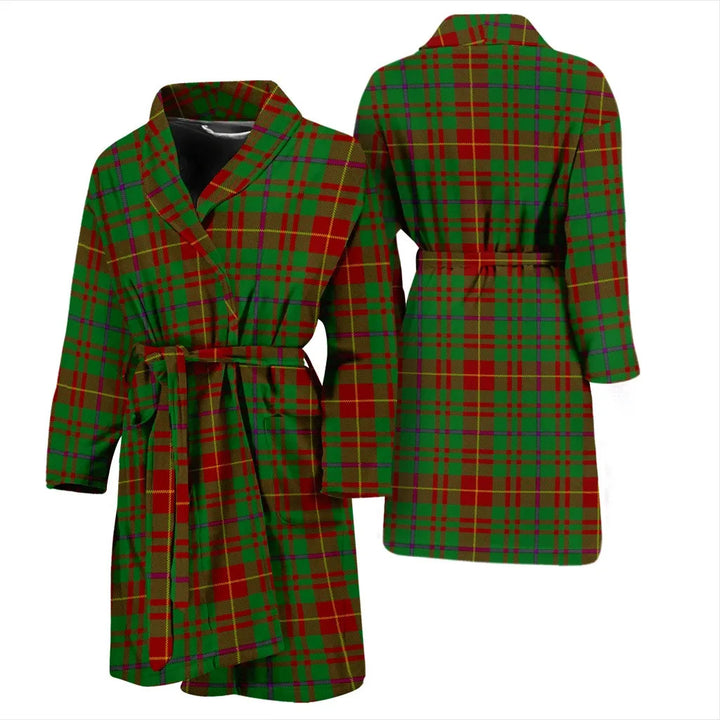 Scottish Fulton Clan Tartan Bathrobe 3