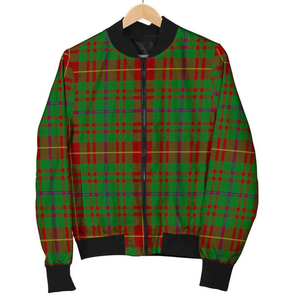 Scottish Fulton Clan Tartan Bomber Jacket Tartan Plaid 1
