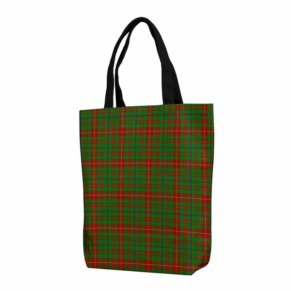 Scottish Fulton Clan Tartan Canvas Bag With Shoulder Strap Tartan Plaid 1