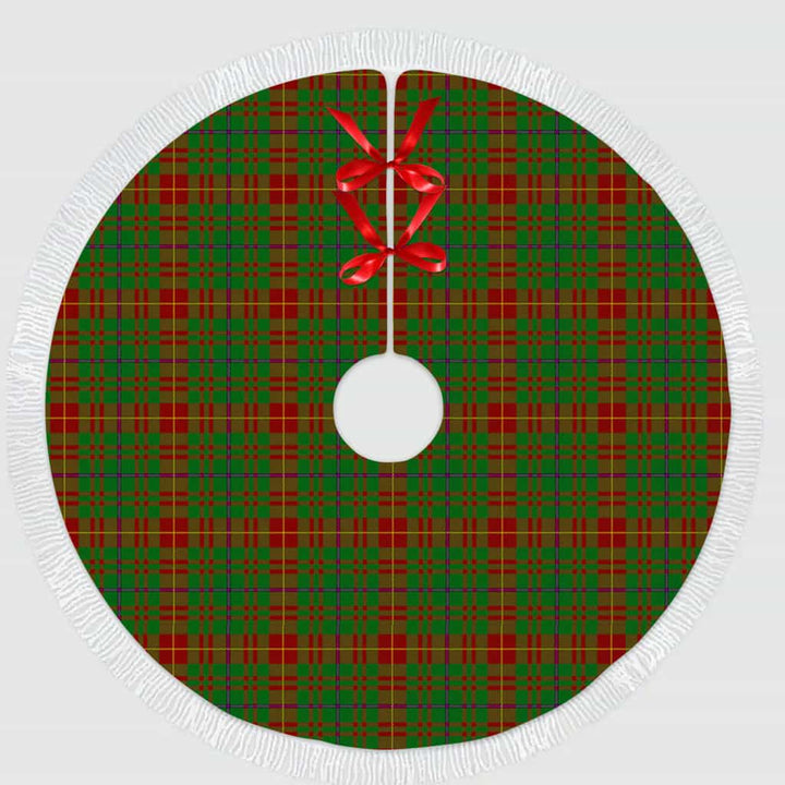 Scottish Fulton Clan Tartan Christmas Tree Skirt Tassels 1 Tartan Plaid