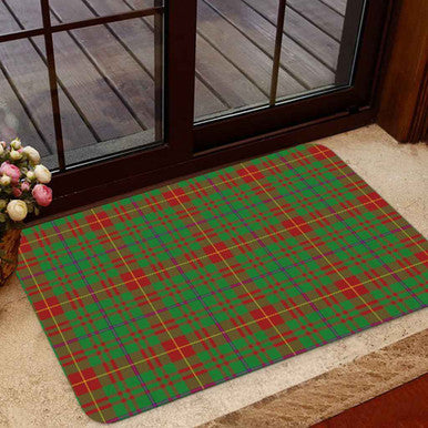 Scottish Fulton Clan Tartan Door Mat Tartan Plaid 1