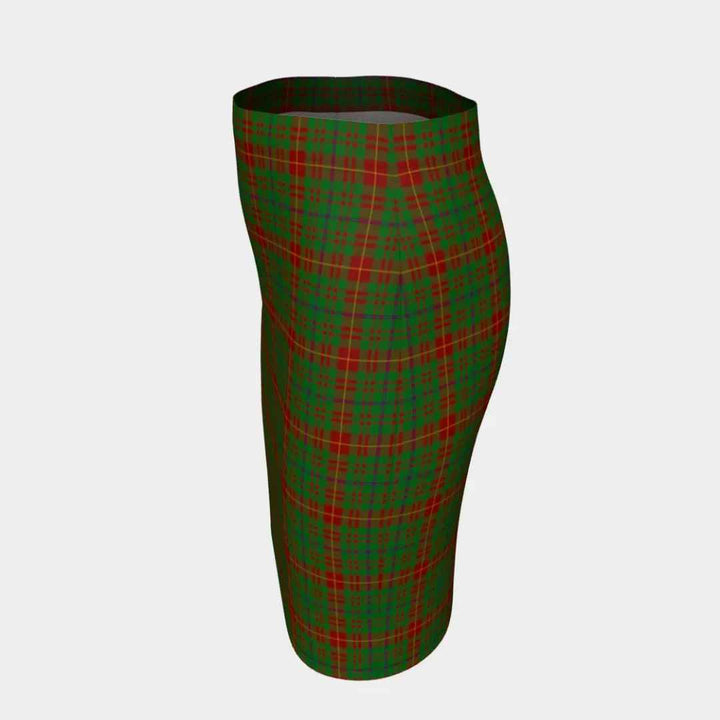 Scottish Fulton Clan Tartan Fitted Skirt Tartan Plaid 2