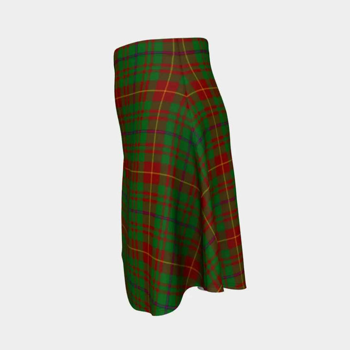 Scottish Fulton Clan Tartan Flare Skirt Tartan Plaid 2