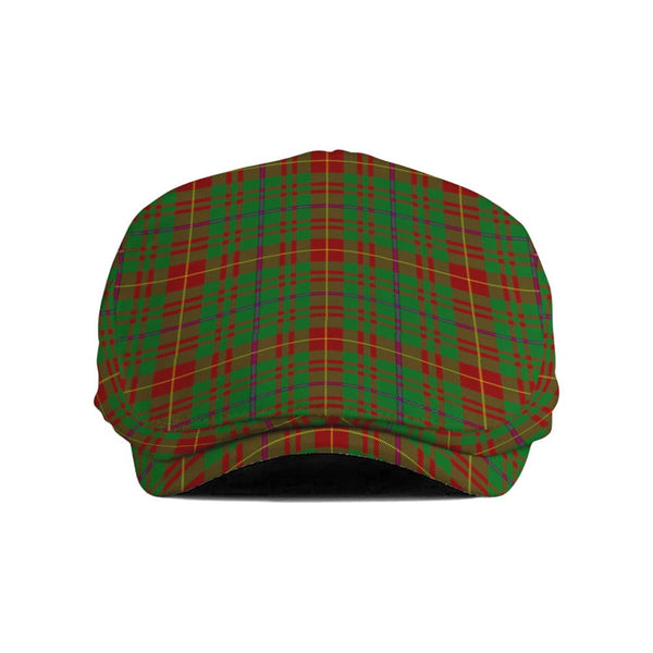 Scottish Fulton Clan Tartan Flat Cap Tartan Plaid 1