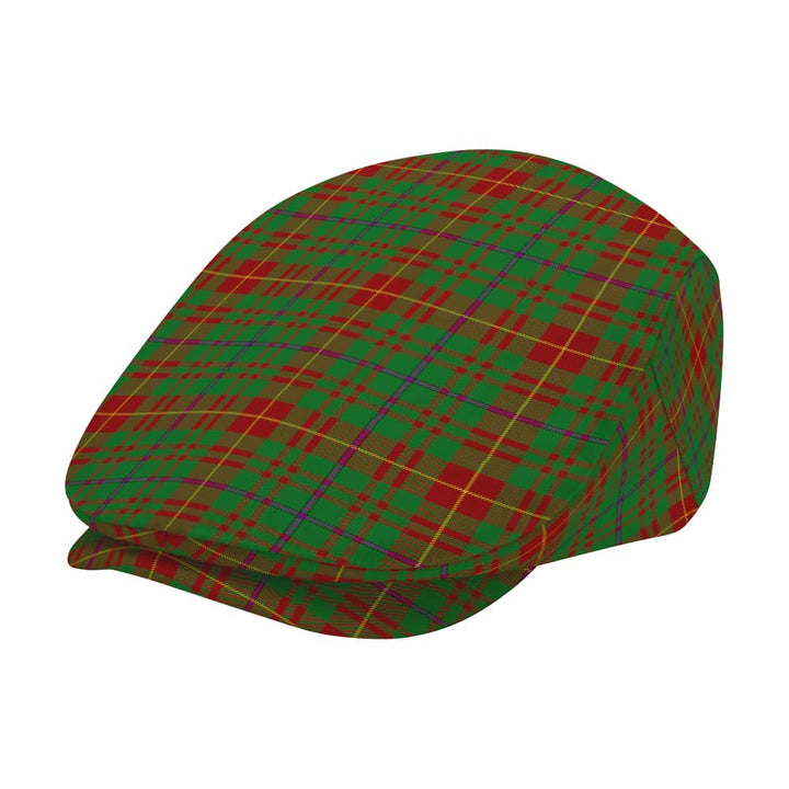 Scottish Fulton Clan Tartan Flat Cap Tartan Plaid 2