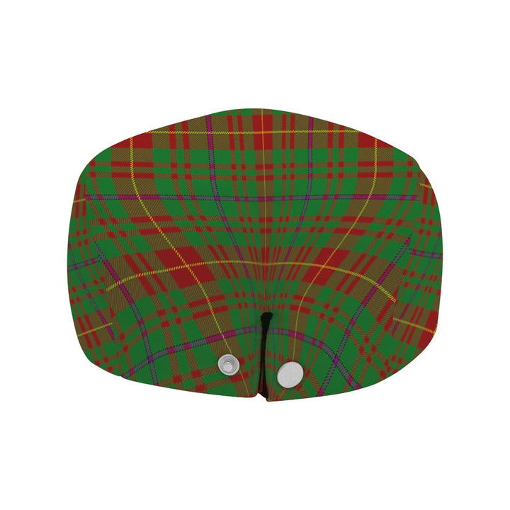 Scottish Fulton Clan Tartan Flat Cap Tartan Plaid 4