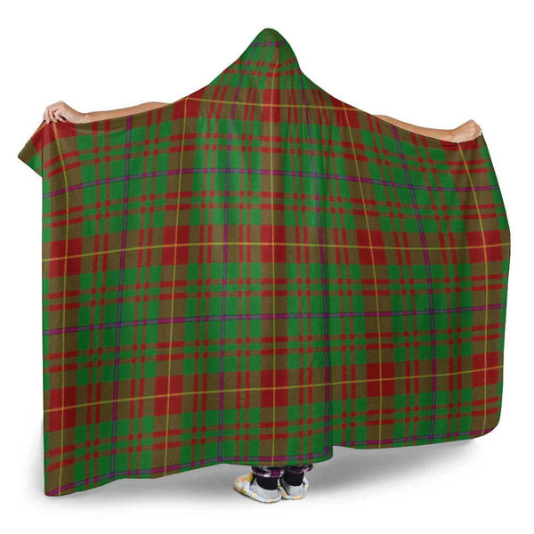 Scottish Fulton Clan Tartan Hooded Blanket Tartan Plaid 2