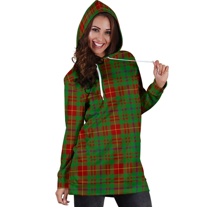 Scottish Fulton Clan Tartan Hoodie Dress
