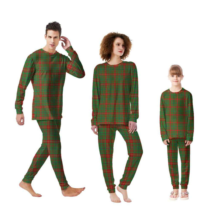 Scottish Fulton Clan Tartan Pajama Set Tartan Plaid