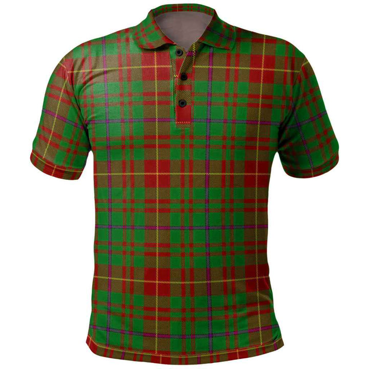 Scottish Fulton Clan Tartan Polo Shirt Front Side Tartan Plaid