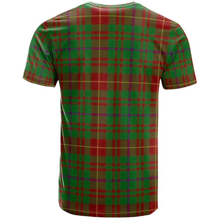 Scottish Fulton Clan Tartan T-Shirt Back Side Tartan Plaid