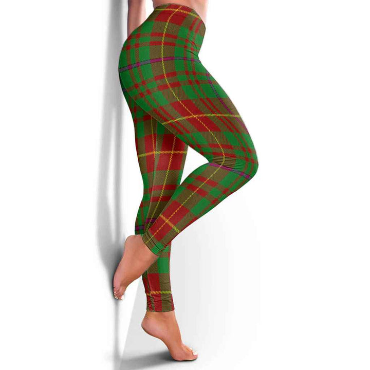 Scottish Fulton Clan Tartan Women Leggings Tartan Plaid 4