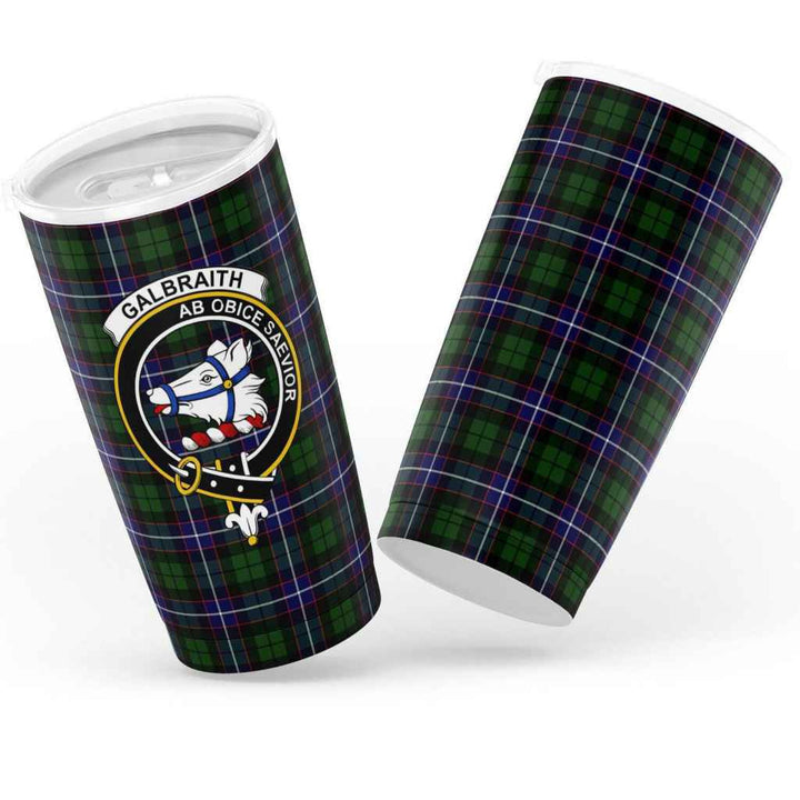 Scottish Galbraith Clan Crest Tartan Insulated Tumbler Tartan Plaid 3